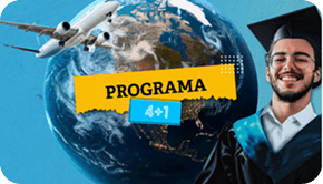 Banner del programa 4+1 bachillerato y maestría en una
